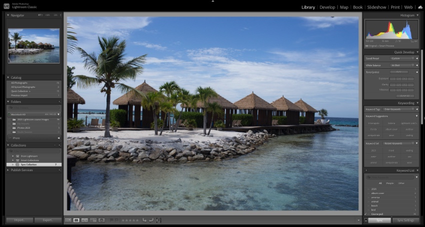 Launch Adobe Lightroom Classic to import and use presets.